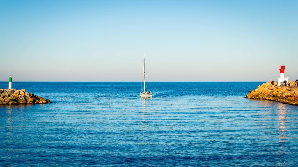 Hotel Aquarius Canet-en-Roussillon Exterior foto