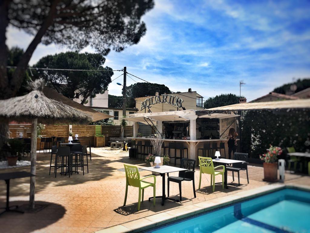 Hotel Aquarius Canet-en-Roussillon Exterior foto
